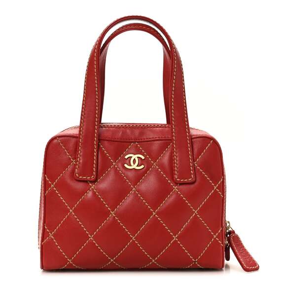 Chanel Calfskin Wild Stitch Top Handle #232758C16B
